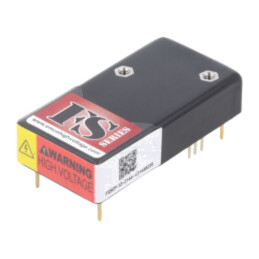 Convertor: DC/DC; 10W; Uintr: 12VDC; Uieş: 0÷5kVDC; Iieş: 2mA; THT; FS