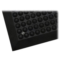 Suport: pentru podea; ESD; neagră; L: 1,2m; W: 0,9m; Thk: 14mm