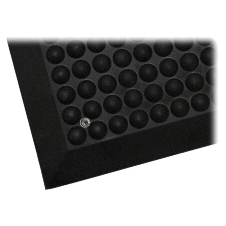 Suport: pentru podea; ESD; neagră; L: 1,2m; W: 0,9m; Thk: 14mm
