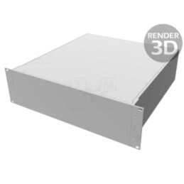 Carcasă: stand de montare; Standard: 19"; 3U; rack; Y: 457mm