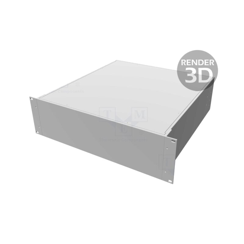 Carcasă: stand de montare; Standard: 19"; 3U; rack; Y: 457mm