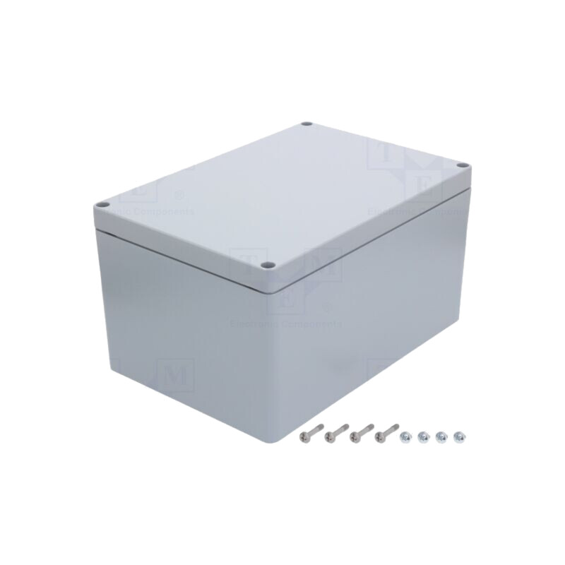 Carcasă: universală; X: 230mm; Y: 330mm; Z: 180mm; ALN; aluminiu; gri Carcasă: universală; X: 230mm; Y: 330mm; Z: 180mm; ALN; aluminiu; gri