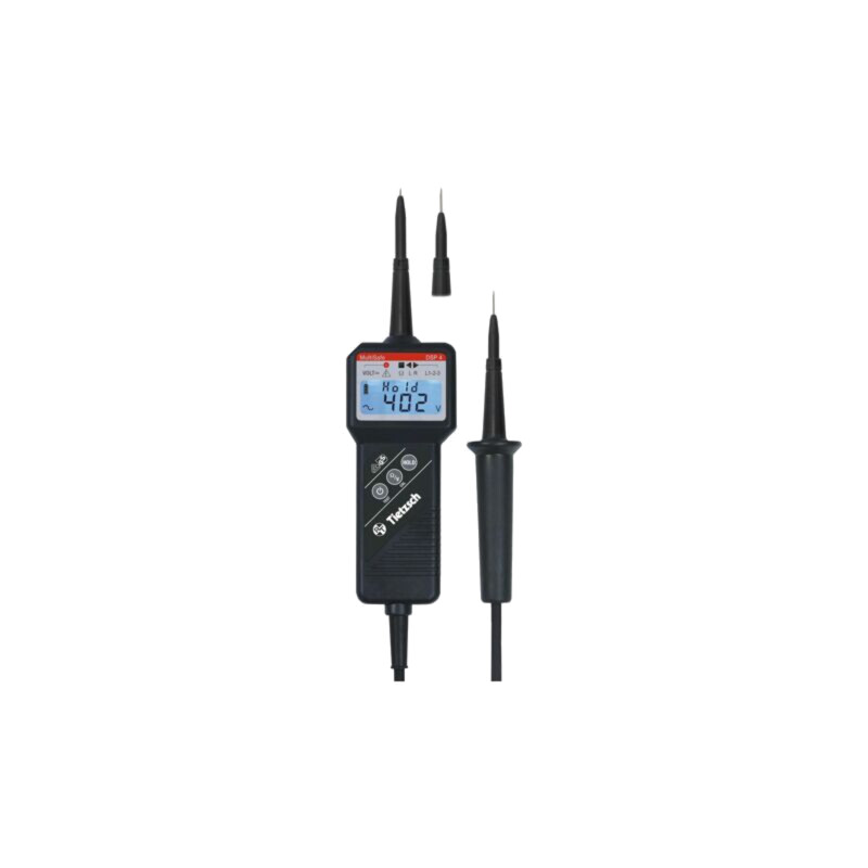 Tester: electric; LCD; VAC: 24÷1000V; VDC: 24÷1500V; 1Ω÷2MΩ; IP65 Tester: electric; LCD; VAC: 24÷1000V; VDC: 24÷1500V; 1Ω÷2MΩ; IP65