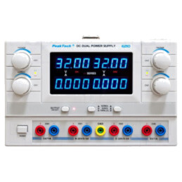 Alimentator: de laborator; reglabil,multicanal; 0÷30VDC; 0÷5A
