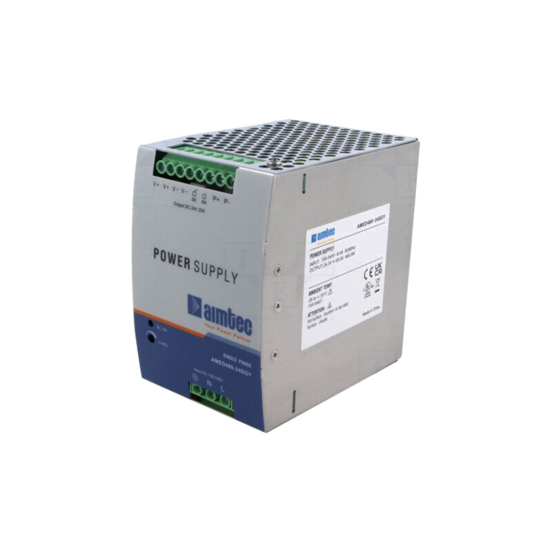 Alimentator: pulsatoriu; pentru şină DIN; 480W; 24VDC; 20A; 3kV