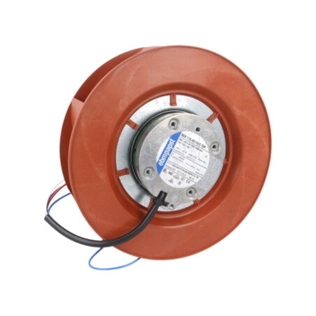 Ventilator: DC; radial; 48VDC; Ø175x69mm; 970m3/h; bilă