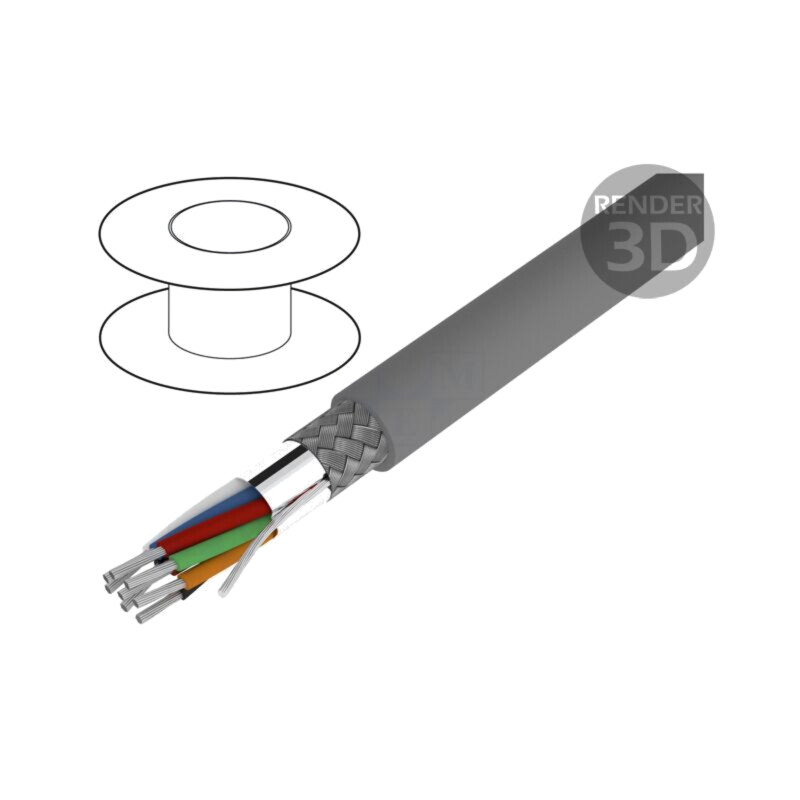 Cablu; Alpha Essential C&C; 4x2x20AWG; ecranat,folie Al; PVC Cablu; Alpha Essential C&C; 4x2x20AWG; ecranat,folie Al; PVC