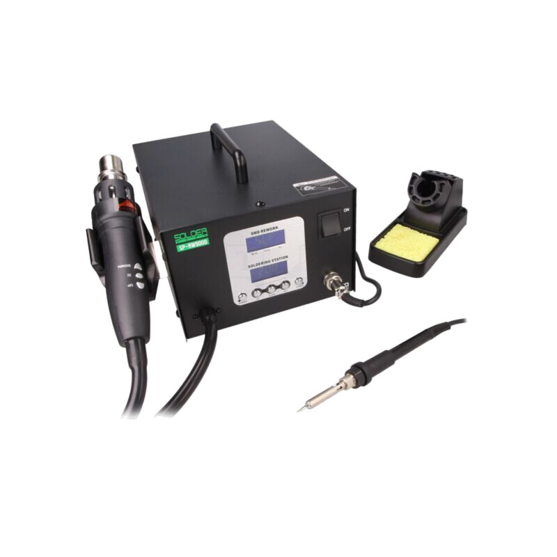 Staţie cu aer cald; digitală,din butoane; 900W; 100÷500°C; ESD Staţie cu aer cald; digitală,din butoane; 900W; 100÷500°C; ESD