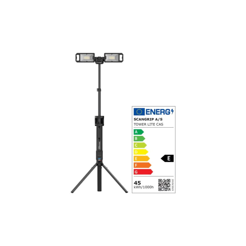 Lampă: de lucru; 6500K; IP30; 2500lm,5000lm; -10÷40°C; 18VDC; 45W
