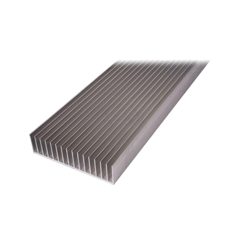 Radiator: extrudat; cu aripioare; naturală; L: 1000mm; W: 190,5mm