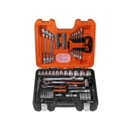 Set chei; oţel crom-vanadium; Fixare: 1/2",1/4"; 91buc.