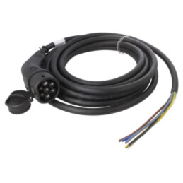 Cablu: eMobility; 1x0,5mm2,5x6mm2; 480V; 22kW; IP44; cabluri,Tip 2