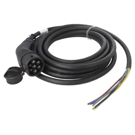 Cablu: eMobility; 1x0,5mm2,5x6mm2; 480V; 22kW; IP44; cabluri,Tip 2