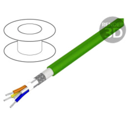 Cablu; Alpha Essential Flexing Ethernet,S/FTP; 4x22AWG; 5; litat
