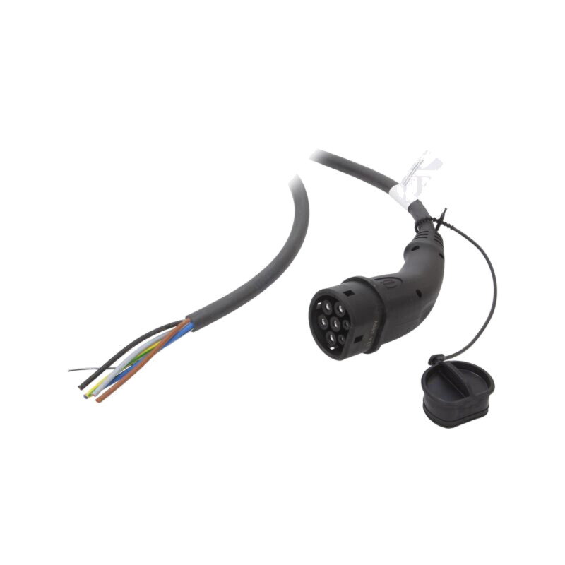 Cablu: eMobility; 1x0,5mm2,5x6mm2; 480V; 22kW; IP44; cabluri,Tip 2 Cablu: eMobility; 1x0,5mm2,5x6mm2; 480V; 22kW; IP44; cabluri,Tip 2