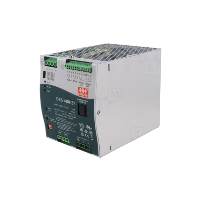 Alimentator: cu buffer; pentru şină DIN; 480W; 24VDC; 20A; OUT: 1