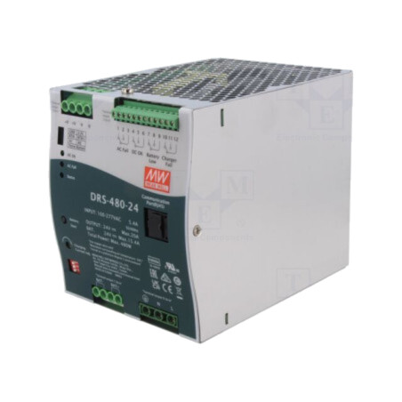 Alimentator: cu buffer; pentru şină DIN; 480W; 24VDC; 20A; OUT: 1
