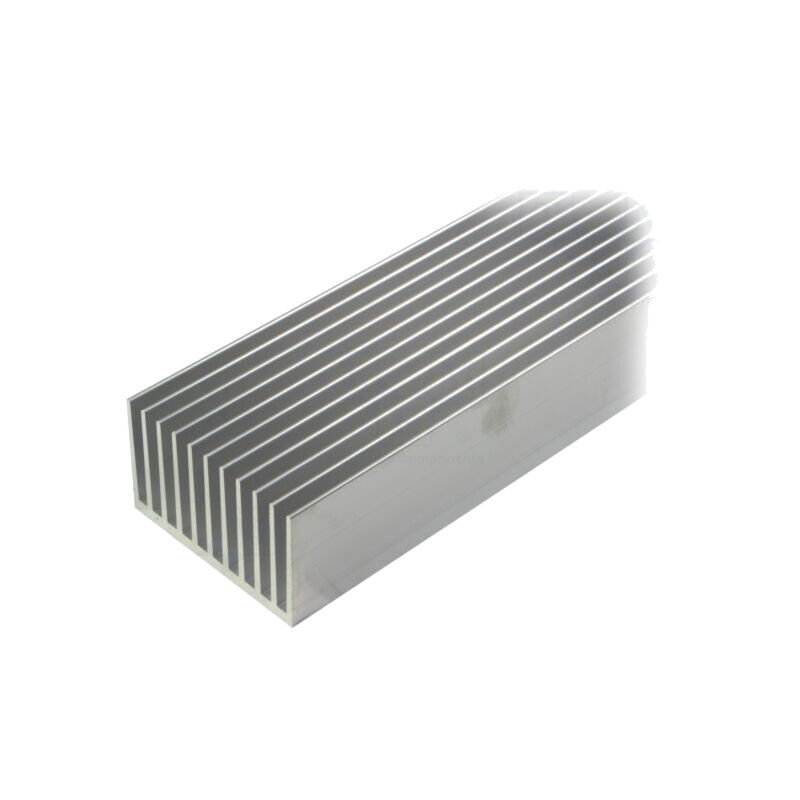 Radiator: extrudat; cu aripioare; naturală; L: 1000mm; W: 100mm