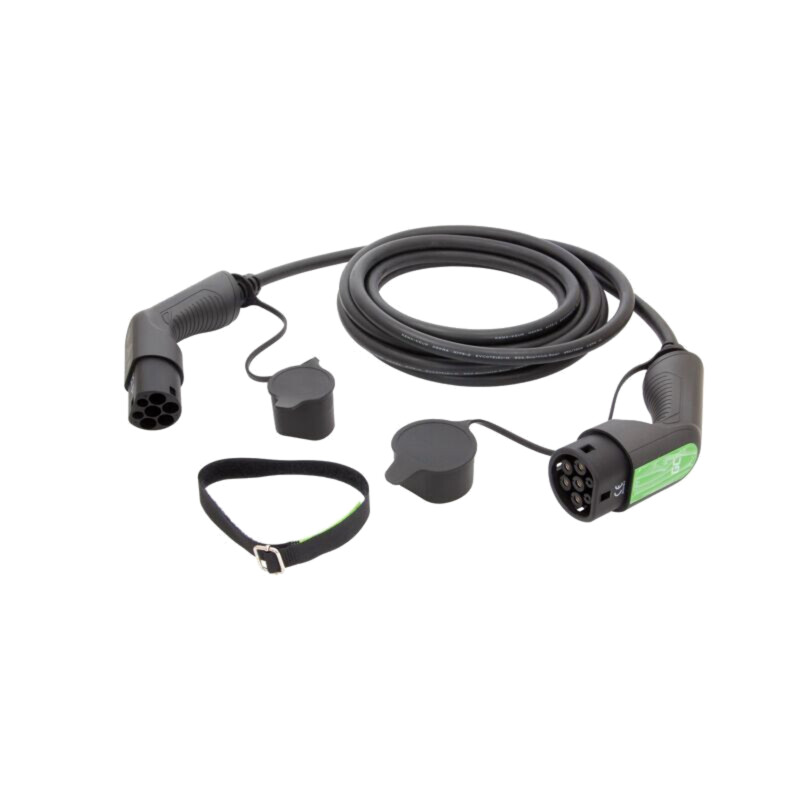 Cablu: eMobility; 480V; 11kW; IP55; Tip 2,din ambele părţi; 7m; 16A