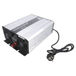 Convertor: DC/AC; 1kW; Uieş: 230VAC; Ieşire: socluri AC 230V; 12V