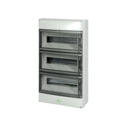 Carcasă: pentru aparatură modulară; IP65; gri; Nr.mod: 42; IK08