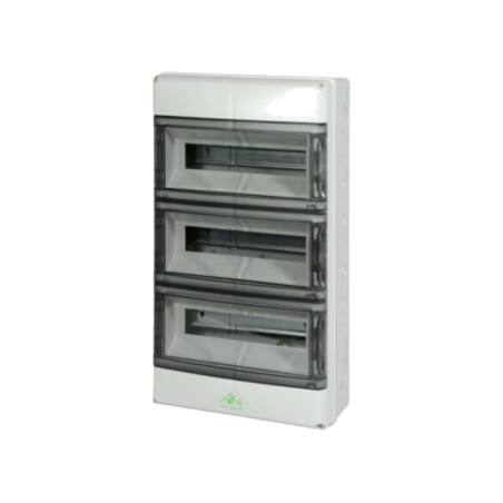 Carcasă: pentru aparatură modulară; IP65; gri; Nr.mod: 42; IK08