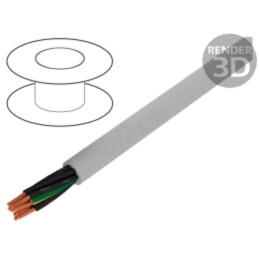 Cablu; Pro-Met; 9G1,5mm2; neecranat; 300V,500V; 50m; Cu; litat