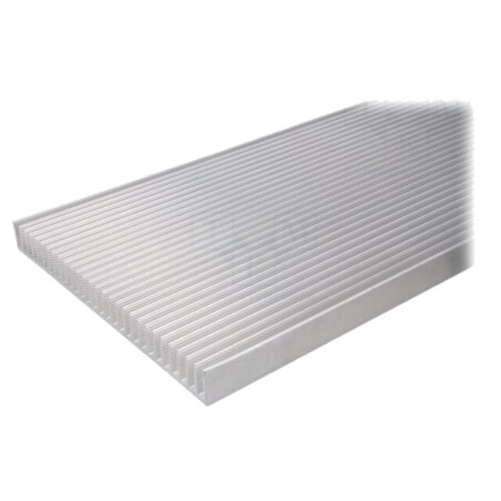 Radiator: extrudat; cu aripioare; naturală; L: 1000mm; W: 362,5mm