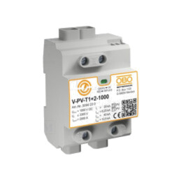 Limitator de supratensiuni; Tip 1+2; Poli: 3; 20kA; -40÷80°C; IP20