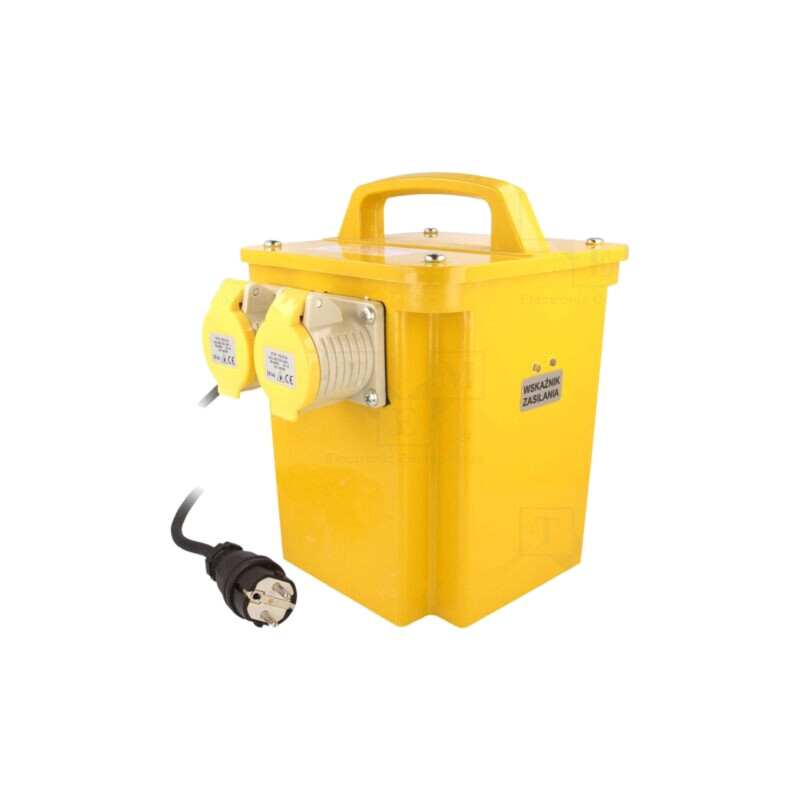 Transformator: siguranţă; 2,2/3,3kVA; 230VAC; 110V; IP44; STO