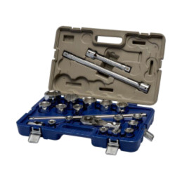 Set chei; 6-puncte,tubulară; Fixare: 3/4"; 21buc.