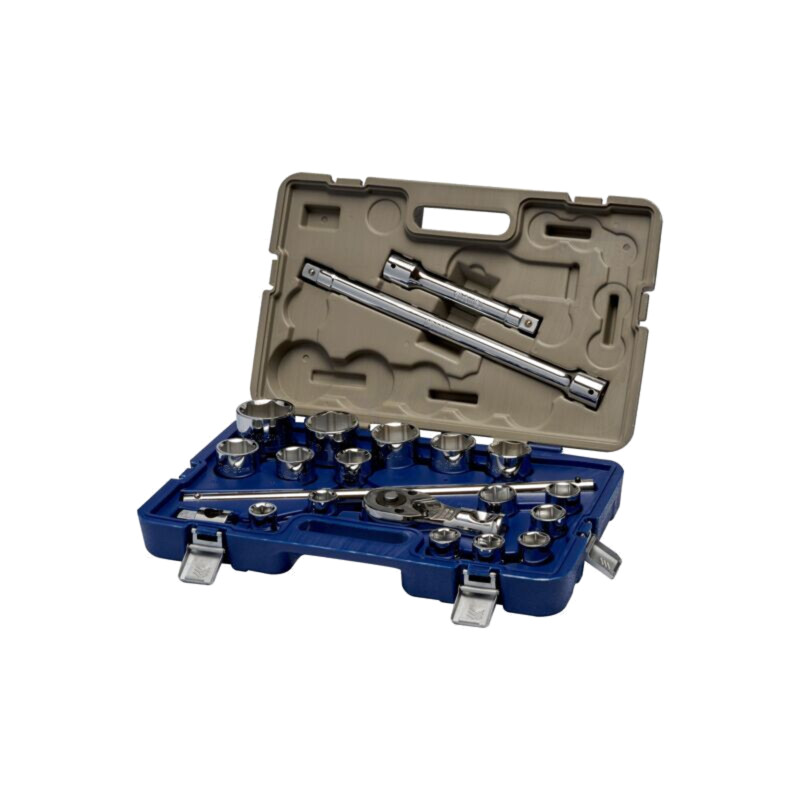 Set chei; 6-puncte,tubulară; Fixare: 3/4"; 21buc.