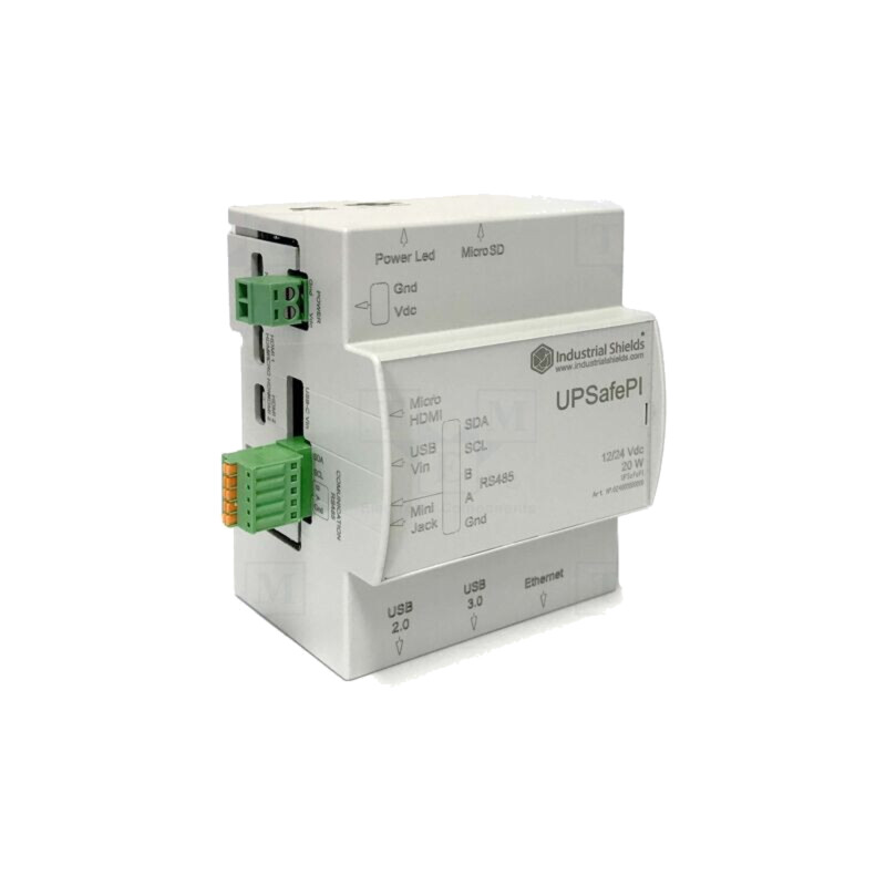 Modul: UPS; UPSafe Pi; 8GBRAM; Interfaţă: Ethernet; 12÷24VDC