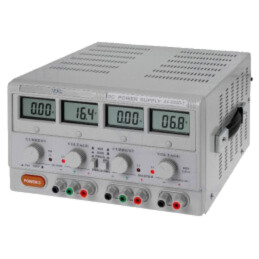 Alimentator: de laborator; liniar,multicanal; 0÷30VDC; 0÷5A; 0÷5A