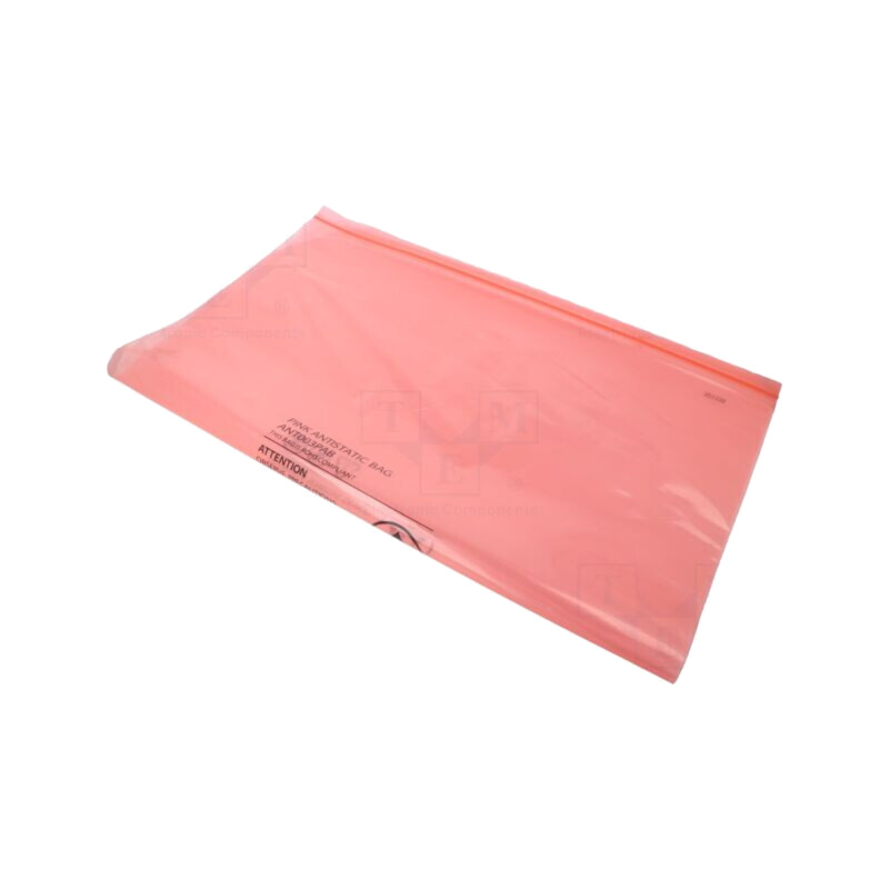 Pungă de protecţie; ESD; L: 610mm; W: 508mm; Thk: 75um; 100buc; roz