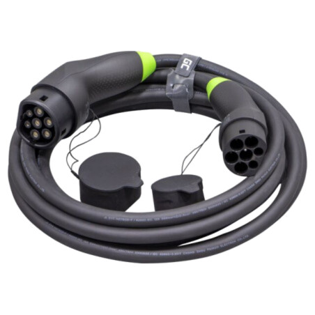 Cablu: eMobility; 480V; 22kW; IP54; Tip 2,din ambele părţi; 7m; 32A