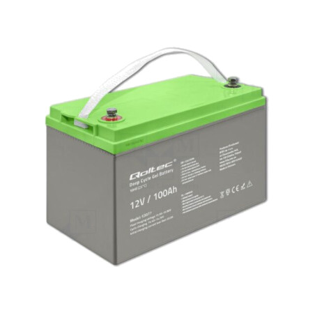 Acumul: gel-plumb; 12V; 100Ah; GEL; nu necesită întreţinere; 20A