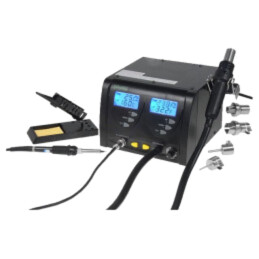 Staţie cu aer cald; digitală,din butoane; 160÷480°C; 3÷24l/min