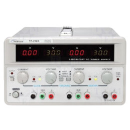 Alimentator: de laborator; liniar,multicanal; 0÷30VDC; 0÷3A; 0÷3A