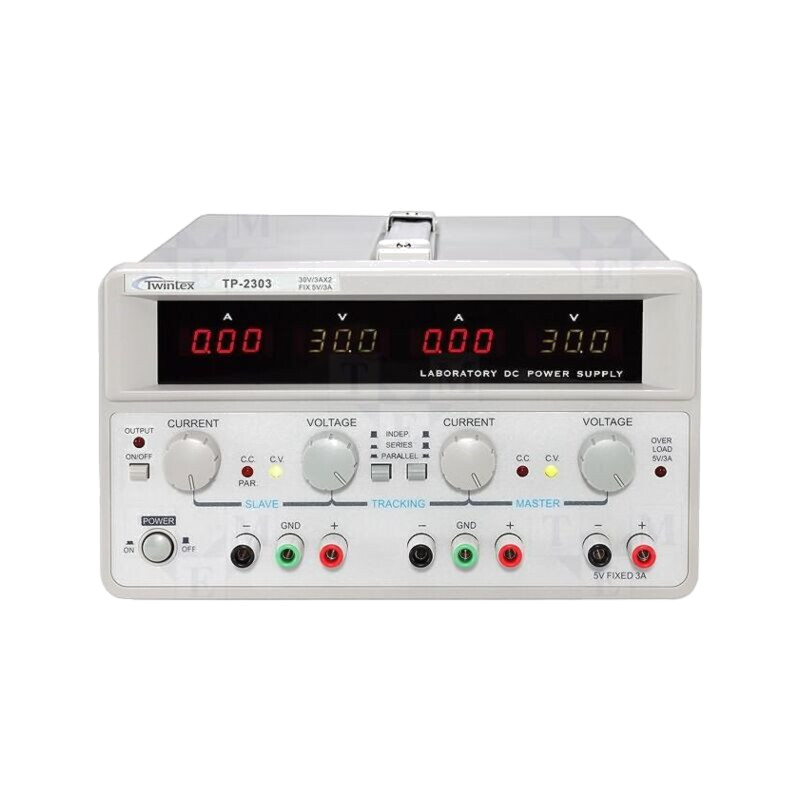 Alimentator: de laborator; liniar,multicanal; 0÷30VDC; 0÷3A; 0÷3A Alimentator: de laborator; liniar,multicanal; 0÷30VDC; 0÷3A; 0÷3A