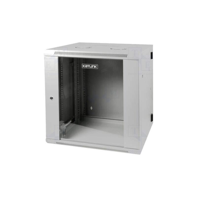 Carcasă: tablou rack; Standard: 19"; 12U; gri; Y: 600mm; X: 600mm