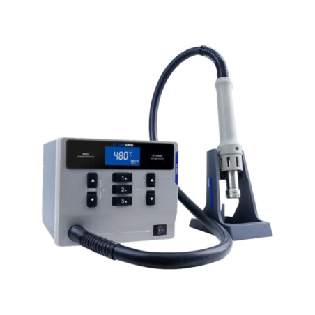 Staţie cu aer cald; digitală,din butoane; 1000W; 100÷480°C; ESD