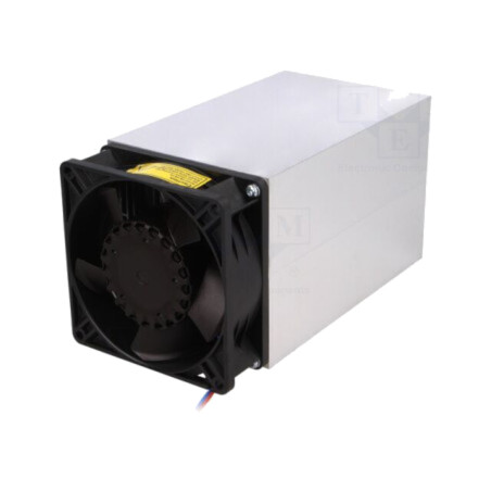 Radiator: extrudat; L: 150mm; W: 92mm; H: 93mm; aluminiu; brut; 24VDC