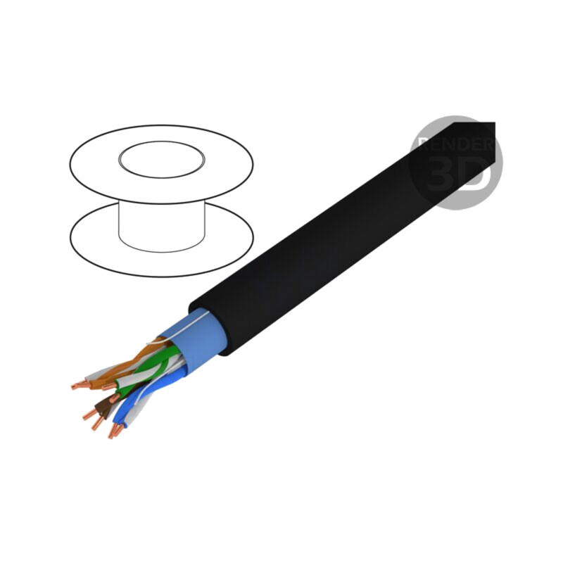 Cablu; Alpha Essential Flexing Ethernet,U/UTP; 4x2x24AWG; 5e Cablu; Alpha Essential Flexing Ethernet,U/UTP; 4x2x24AWG; 5e