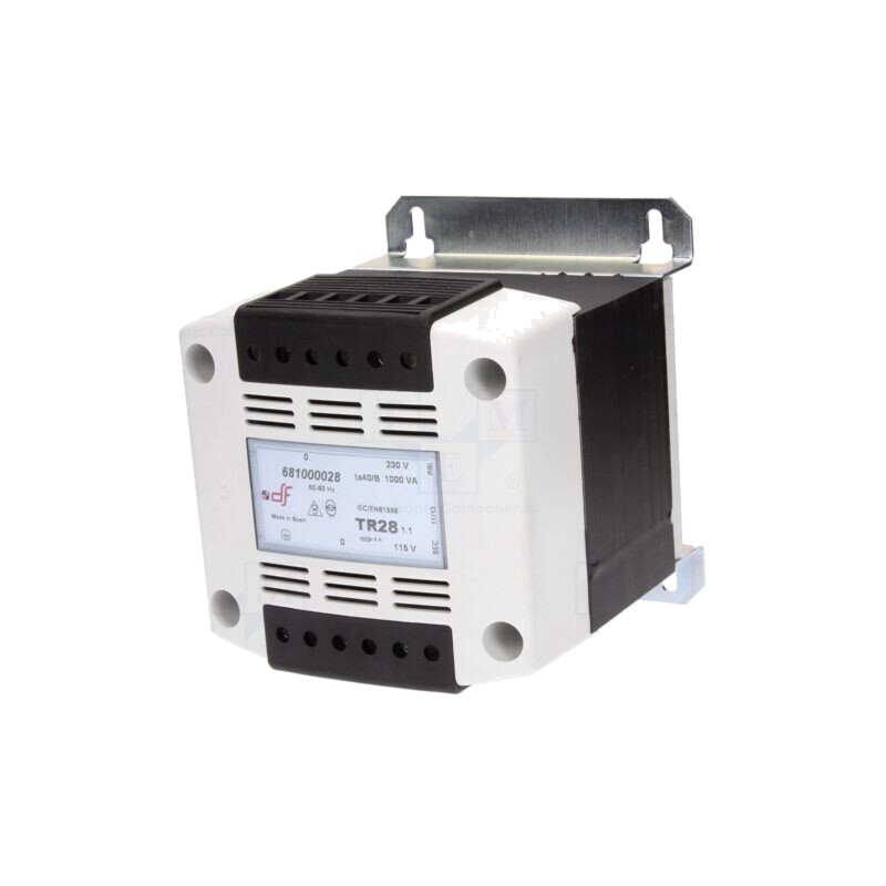 Transformator: alimentare; 1000VA; 230VAC; 115V; pentru şină DIN