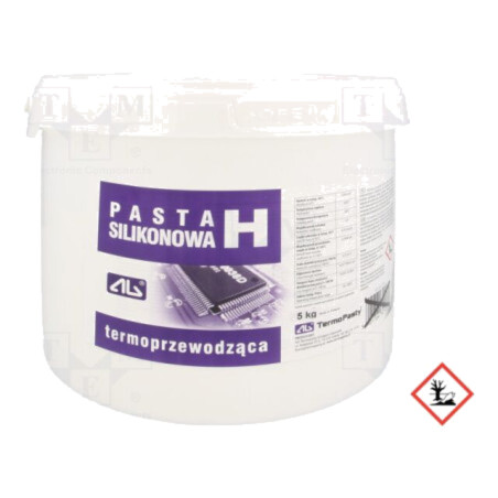 Pastă termoconductoare; albă; PASTA SILIKONOWA H; 0,88W/mK; 5kg