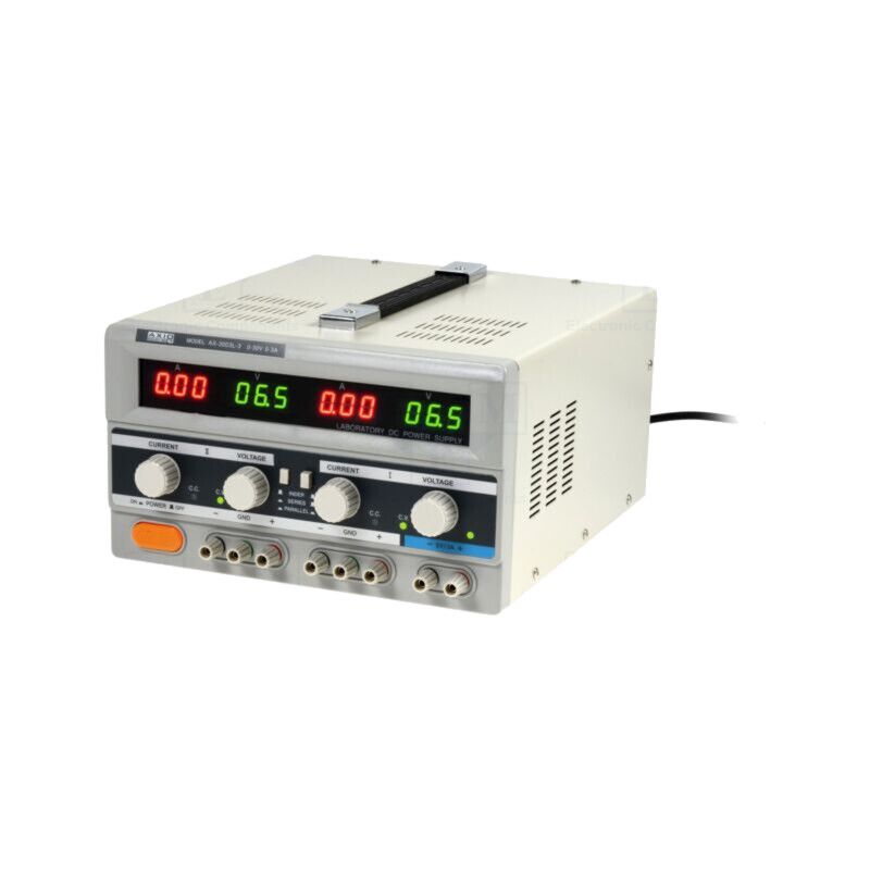 Alimentator: de laborator; liniar,multicanal; 0÷30VDC; 0÷3A; 0÷3A Alimentator: de laborator; liniar,multicanal; 0÷30VDC; 0÷3A; 0÷3A