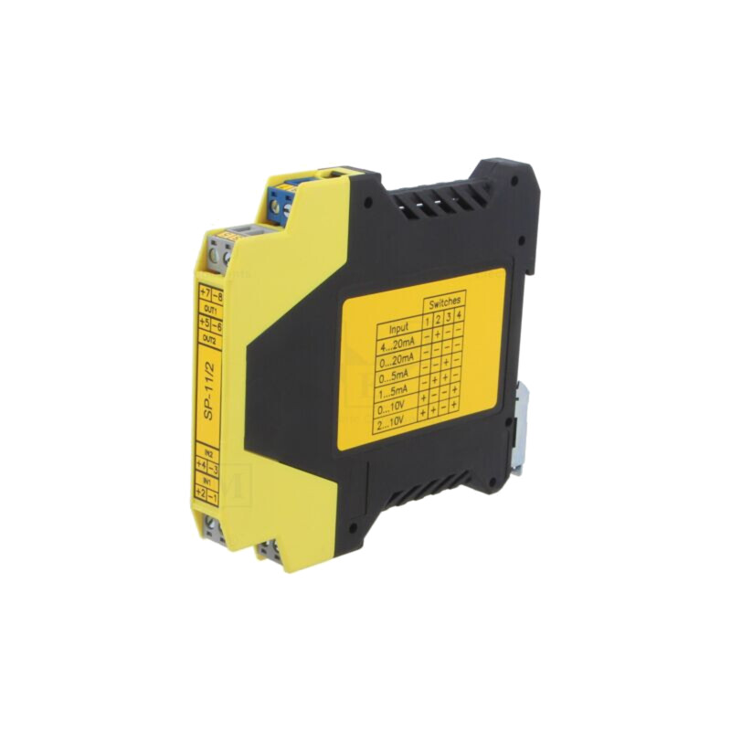 Adaptor: de semnale analogice; pentru şină DIN; 9÷36VDC; IP20