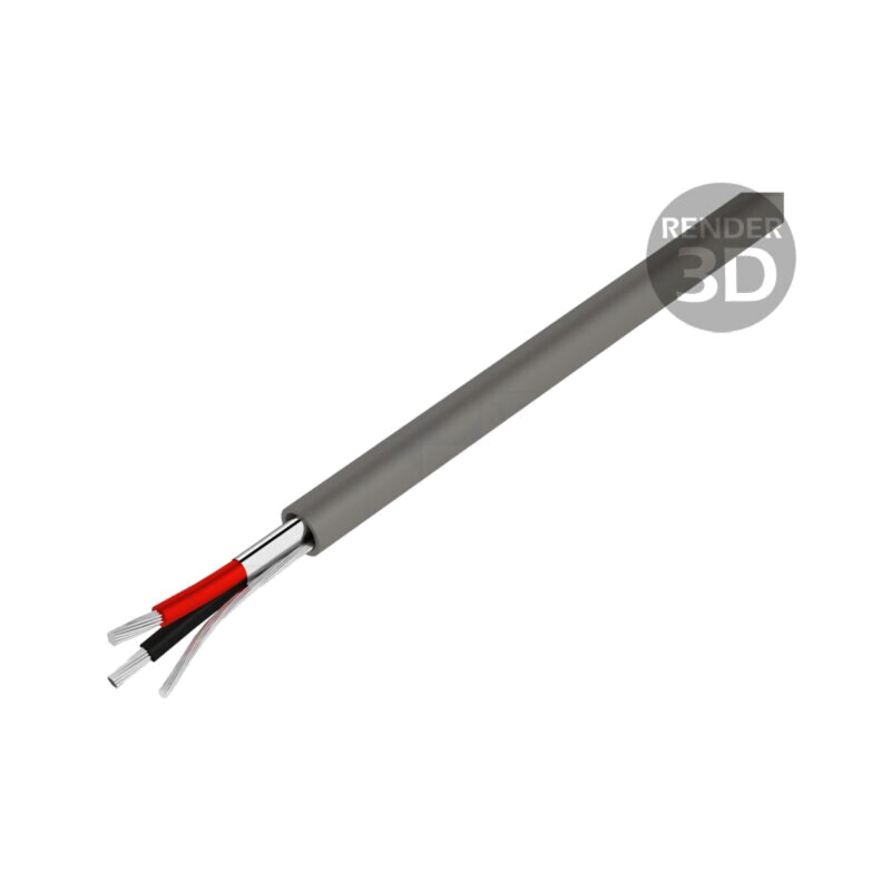 Cablu; Alpha Essential C&C; 3x22AWG; ecranat,folie Al-PET; PVC