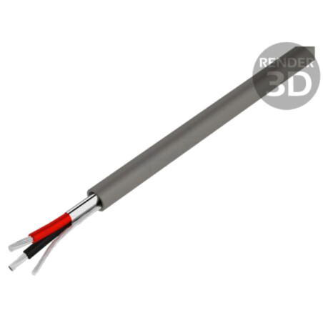 Cablu; Alpha Essential C&C; 3x22AWG; ecranat,folie Al-PET; PVC